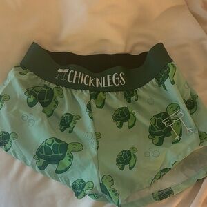 Green Turtle Chickenlegs Shorts